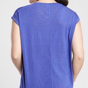 Athleta Stratus Breezy Tee Blue Size XS